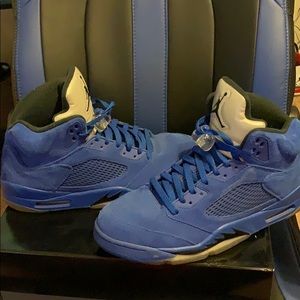 Jordan 5 Retro Blue Suede
